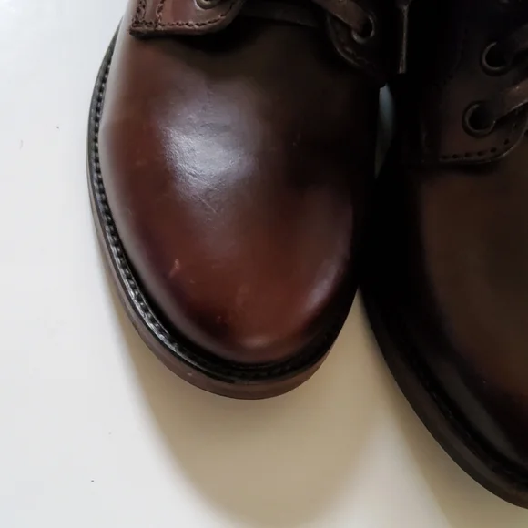 Thursday Boot Co. The Captain Lace-up Brown Leather Boots Size 7.5 New - Picture 6 of 10